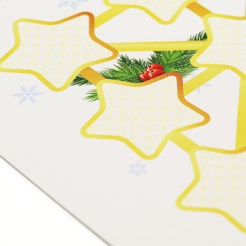 ポストカードタイプのスクラッチカード